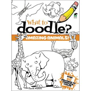 Dover Publications what To Doodle? Amazing Animals