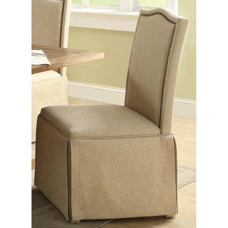 Jonquil Nail Head Skirted Dinning Chairs (set Of 2)