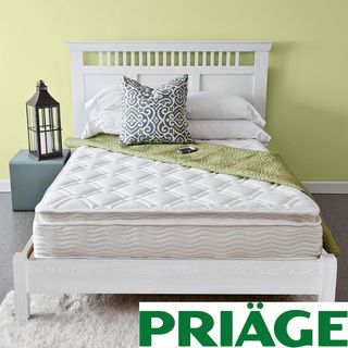 Priage Pillow Top 10 inch Full size Icoil Spring Mattress (FullSet includes MattressTop layer construction Quilted with 1 inch of support foam and fiber paddingSecond layer construction 1.5 inch layer of high density foam Third layer construction 7.5 