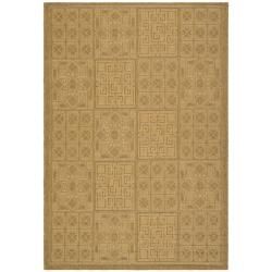 Indoor/ Outdoor Gold/ Natural Rug (710 X 11)