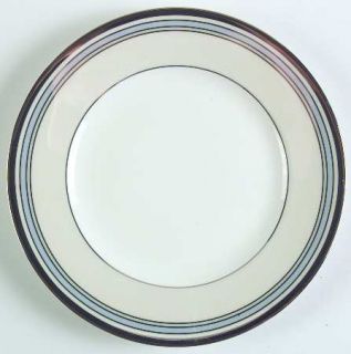 Wedgwood Lustreware Pacific Stripe Salad Plate, Fine China Dinnerware   Lustrewa