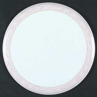Mikasa Silk Moire Cheese and Cracker Board, Fine China Dinnerware   Pink Border,