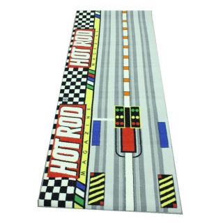 Hot Rod Magazine Area Rug (26 X 66) (MultiPattern KidsTip We recommend the use of a non skid pad to keep the rug in place on smooth surfaces.All rug sizes are approximate. Due to the difference of monitor colors, some rug colors may vary slightly. We tr