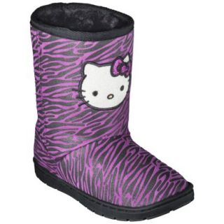 Toddler Girls Hello Kitty Zebra Boot   Pink 8