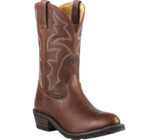 Mens Ariat Ironside H2O   Oiled Brown Full Grain Leather Boots