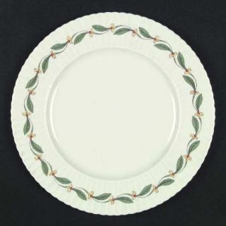 Lenox China Lenore Dinner Plate, Fine China Dinnerware   Temple Shape,Green Laur