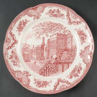 Johnson Brothers Old Britain Castles Pink(No Crown Stamp) 12 Chop Plate/Round P
