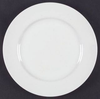 Fitz & Floyd White Shoulders Dinner Plate, Fine China Dinnerware   White, Rim Sh
