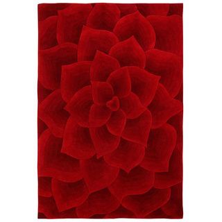 Nuloom Handmade Bold Floral Wool Rug (83 X 11) (RedPattern FloralTip We recommend the use of a non skid pad to keep the rug in place on smooth surfaces.All rug sizes are approximate. Due to the difference of monitor colors, some rug colors may vary slig