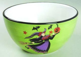 Enchanted Halloween Individual Ice Cream Dish, Fine China Dinnerware   Witch, Gh