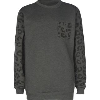 Leopard Boys Sweatshirt Grey In Sizes X Large, Small, Large, Medium