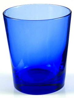 Anchor Hocking Refreshers Cobalt Double Old Fashioned   Cobalt,Plain,Tapered,No