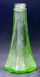 Anchor Hocking Princess Green Sugar Shaker, Missing Top   Green, Depression Glas