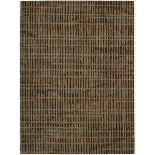 Nourison Calvin Klein Home Loom Select Brown Rug (56 X 75)