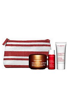 Clarins Sun Kissed Bronzing TrioDelicious Self Tanning Kit for Face & Body  
