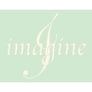 Secretly Designed Imagine Wall Decal (MediumSubject ChildrenImage dimensions 11 inches high x 14 inches wideOuter dimensions 1 inches high x 14 inches wide )