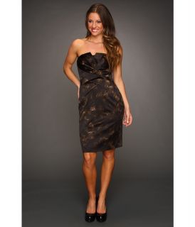 Jessica Simpson Strapless Tuck Dress Womens Dress (Black)
