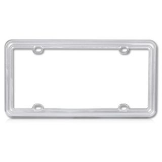 Basacc Light Silver Plastic License Plate Frame (Light SilverMaterial PlasticAll rights reserved. All trade names are registered trademarks of respective manufacturers listed.California PROPOSITION 65 WARNING This product may contain one or more chemica