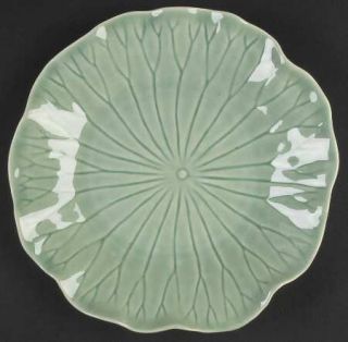 Metlox   Poppytrail   Vernon Lotus Jade Green Salad Plate, Fine China Dinnerware