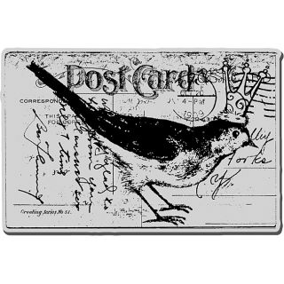 Stampendous Bird Post Cling Rubber Stamp (ClearMaterials Rubber, cling vinylPackage includes one (1) cling stampCan be used with any acrylic block (sold separately)Dimensions 2.75 inches high x 4.25 inches wide )
