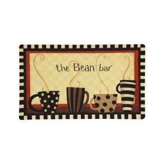Mohawk Coffee Bean Bar Doormat   18L x 30W in. Multicolor   4052 15249 018030