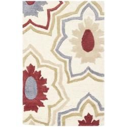 Handmade Memories Ivory New Zealand Wool Rug (2 X 3)