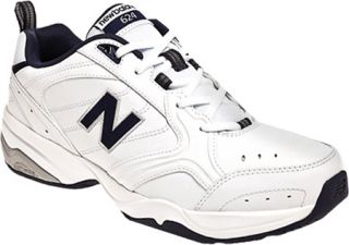 Mens New Balance MX624v2   White/Navy Cross Training Shoes