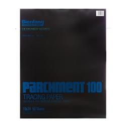 Bienfang 19 inch X 24 inch Parchment 100 Tracing Paper (50 Sheet) (19 inches x 24 inchesPad 50 sheetsPaper Translucent tracing paper with toothPaper weight 25 poundsPad binding Tape bound )