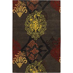 Hand tufted Abstract Mandara Wool Rug (5 X 76)