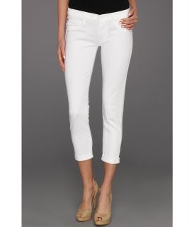 Hudson Harkin Crop Super Skinny w/ Cuff in White Womens Jeans (White)