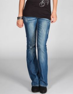 Olive Stitch Womens Bootcut Jeans Medium Blast In Sizes 0, 9, 3,