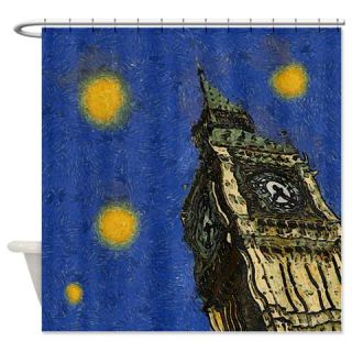  London Starry Night Shower Curtain  Use code FREECART at Checkout