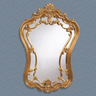 Bassett Mirror Company Inc Antique Gold Ornate Decorative Mirror   24W x 35H in.