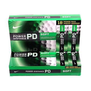 Nike Power Distance Soft Golf Balls (WhiteRight/left handed RightWeight 2 poundsDimensions Standard )
