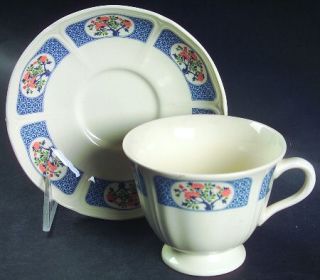 Wedgwood Kyoto Footed Cup & Saucer Set, Fine China Dinnerware   QueenS Ware, Or