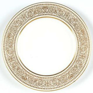 Mikasa Oberlin Bread & Butter Plate, Fine China Dinnerware   Bone China, Gold Sc