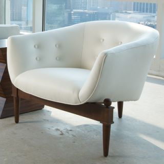 Global Views Mimi Leather Lounge Chair 2367