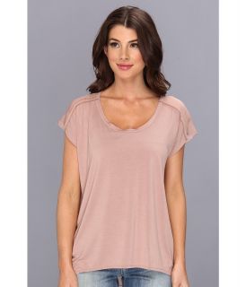 Elie Tahari Camilla Knit Top E1533524 Womens T Shirt (Pink)
