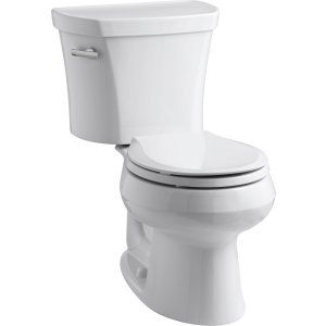 Kohler K 3947 T 0 WELLWORTH Round Front 1.28 gpf Toilet, 14 In. Rough In, Tank L