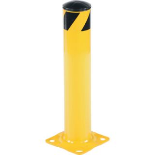 Vestil Steel Pipe Safety Bollard   24in.H, 4 1/2in. dia., Model# BOL 24 4.5