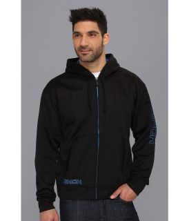Cinch Hooded Zip Front Sweatshirt Mens Clothing (Black)