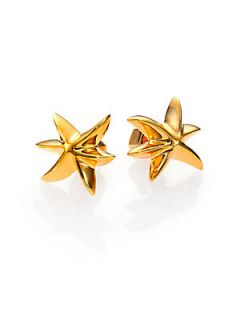 Marc by Marc Jacobs Palm Stud Earrings   Gold