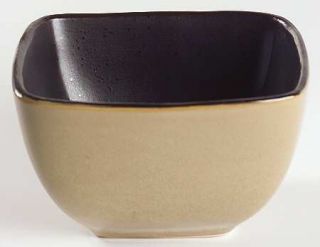 Home Trends Rave Taupe Square Soup/Cereal Bowl, Fine China Dinnerware   Taupe In