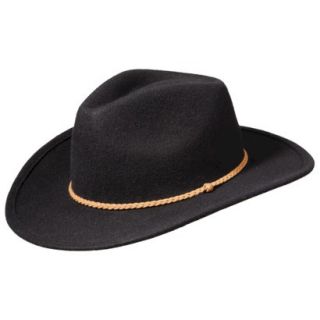 Mens Cowboy Hat   Black L/XL