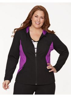 Lane Bryant Plus Size Active hoodie with mesh sides     Womens Size 26/28,