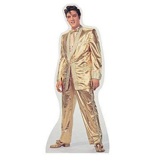 Gold Elvis Standee