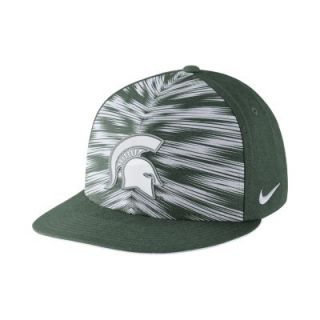 Nike Players Game Day True (Michigan State) Adjustable Hat   Gorge Green