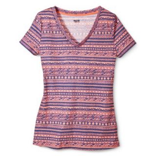 Mossimo Supply Co Moxie Peach Vee Tee Fashion CtnPoly   XL(15 17)