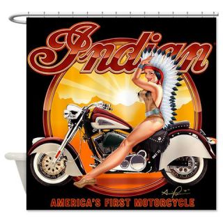 Indian Pinup Girl Shower Curtain  Use code FREECART at Checkout