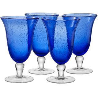 Iris 4 pc. Footed Glass Set